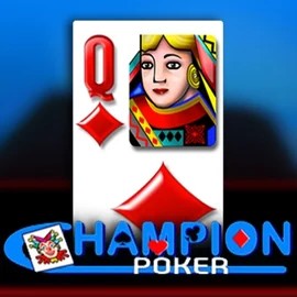 Champion Poker slot logo by Spin2Win at Lucky Block Casino