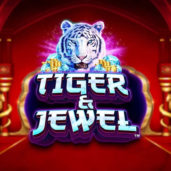 Official Slots logo: Tiger and Jewel by Greentube at Lucky Block Casino